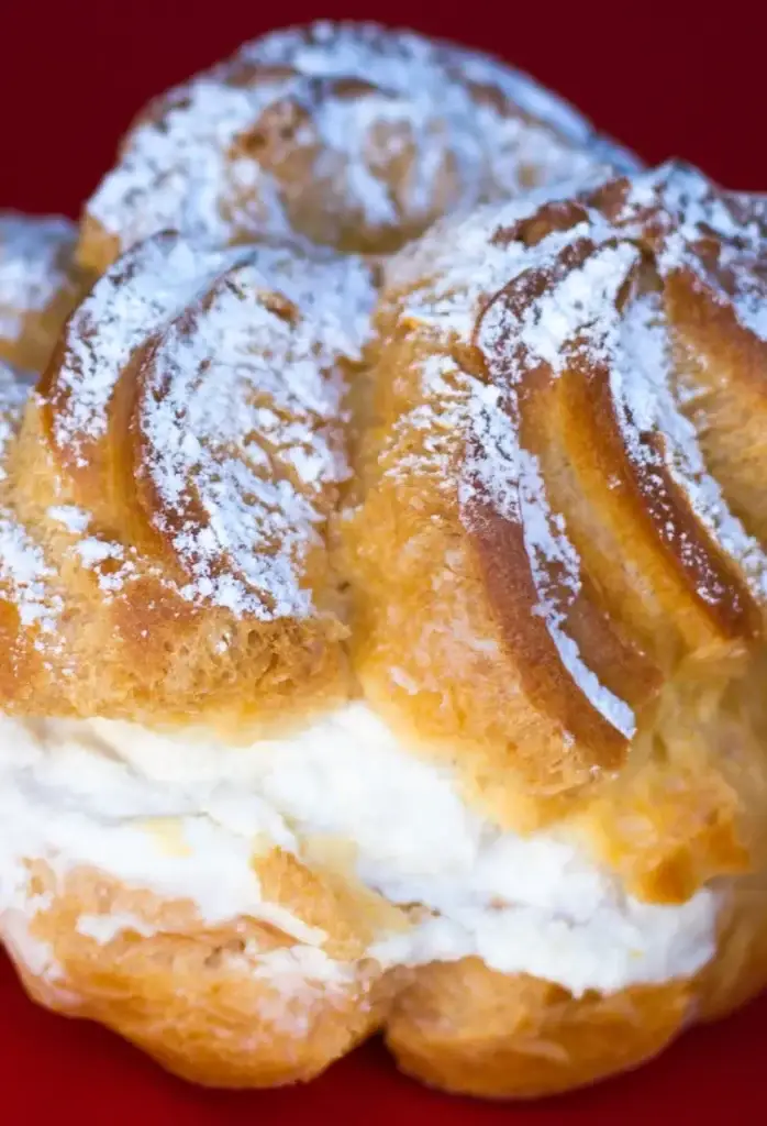 Mini hojaldres de crema