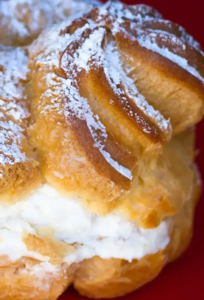 Mini hojaldres de crema