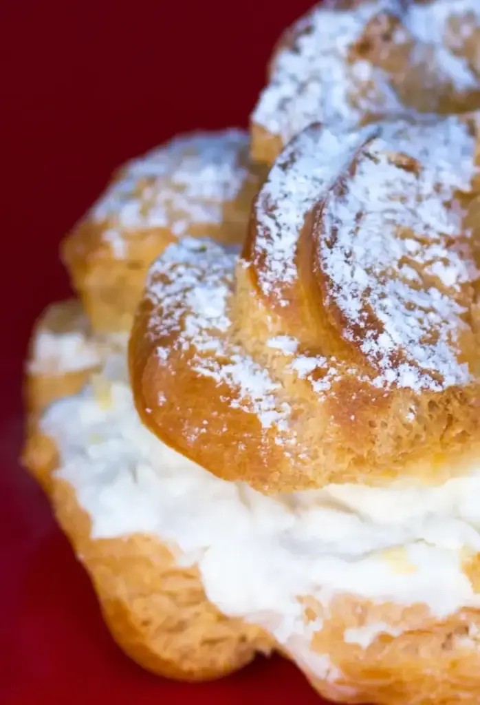 Mini hojaldres de crema